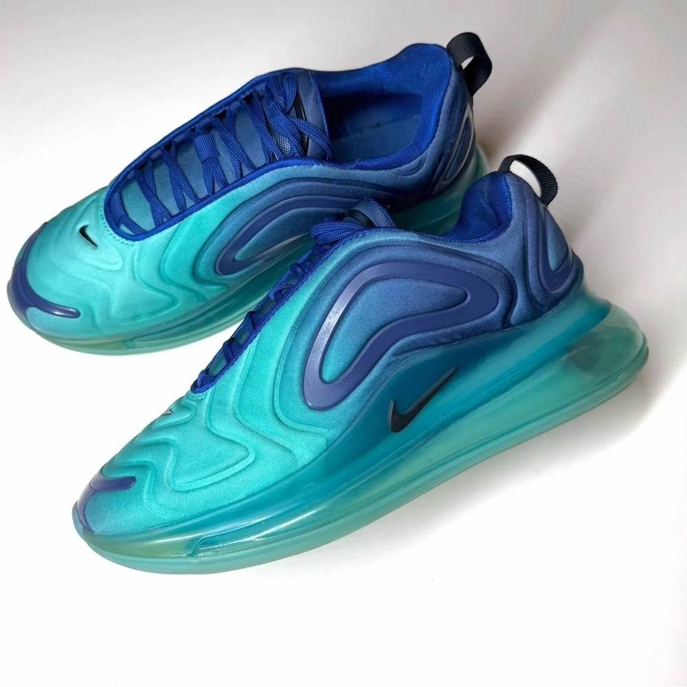 Nike Youth AIR MAX 720 'SEA FOREST' Athletic Sneakers Size- 7 Y
